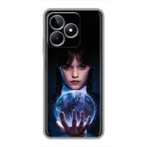Чехол с принтом «Магическая сфера Уэнздей» для Realme C53