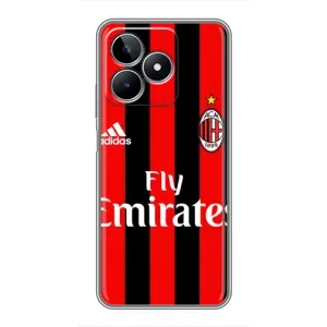 Чехлы для Realme C53 (VPrint) - Футбольные клубы (Milan)