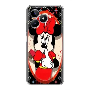 Чехол Disney Mouse Realme C53 (PREMIUMPrint) (Минни Маус ЛВ)