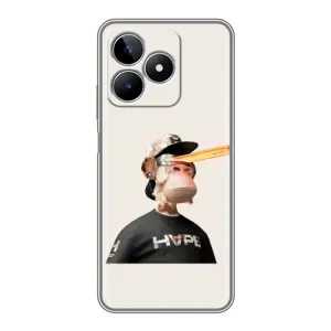 Чехлы с Обезьянами NFT для Realme C53 (AlphaPrint) (обезьяна NFT в очках)