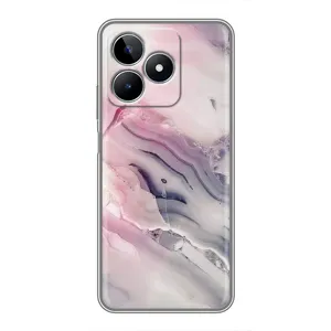 Мраморний чехол на Realme C53 (VPrint) (Пурпурний Мрамор)