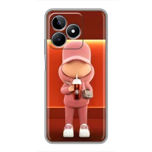 Крутые Чехлы Луи Виттон для Realme C53 (AlphaPrint) (С Кофе)