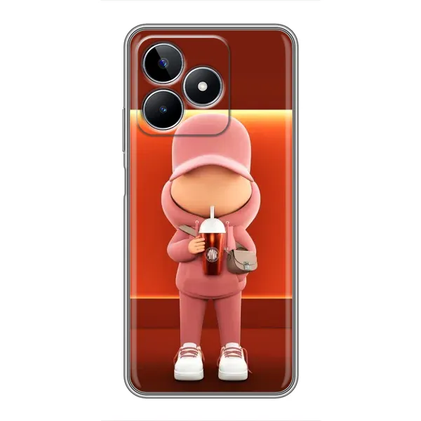 Чехол с принтом «С Кофе» для Realme C53