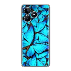 Чохол з принтом для RealMe C53
РєалМє С53 - (Прикольні) (AlphaPrint) (Сині метелики)