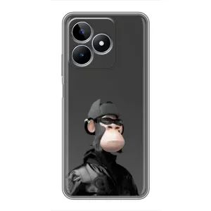 Чехлы с Обезьянами NFT для Realme C53 (AlphaPrint) (стильная обезьяна NFT)