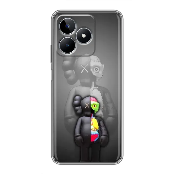 Чехол с принтом «Тело Bearbrick» для Realme C53