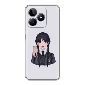 Чехол с принтом «Уэнздей и Вещь» для Realme C53