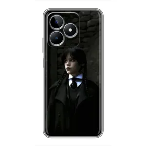 Чехол с принтом «Темный стиль Уэнздей» для Realme C53