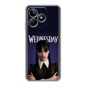 Силиконовый чехол с картинкой для Realme C53 (Wednesday)