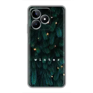 Новогодние, Праздничные Чехлы для Realme C53 - 2024 год (Winter)