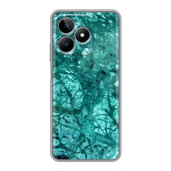 Чехол с принтом «Зеленый мрамор» для Realme C53 Чехол с принтом «Зеленый мрамор» для Realme C53