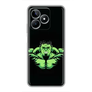Чехлы с героями Марвел Realme C53 (VPrint) (Зелёный Халк)