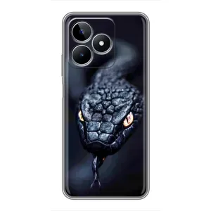 Чохол з принтом «Чорна змія» для Realme C53