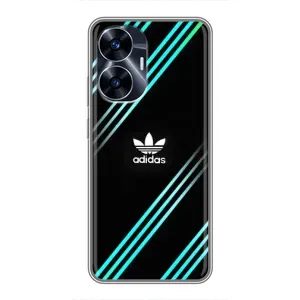 Чохли Адидас для Realme C55 (AlphaPrint) (Адідас з полосами)