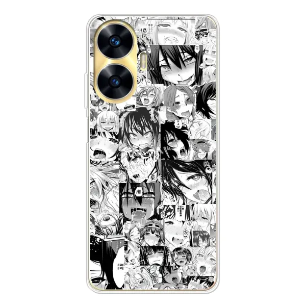 Чохол з принтом «Ahegao manga» для Realme C55 Чохол з принтом «Ahegao manga» для Realme C55