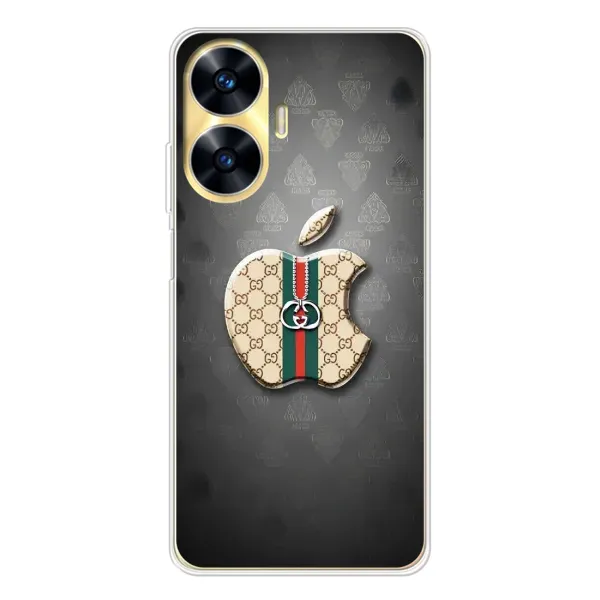 Чохол з принтом «Apple gucci» для Realme C55 Чохол з принтом «Apple gucci» для Realme C55