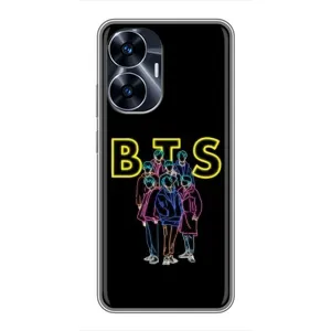 Чохли BTS для Realme C55 (AlphaPrint) (BTS стайл)