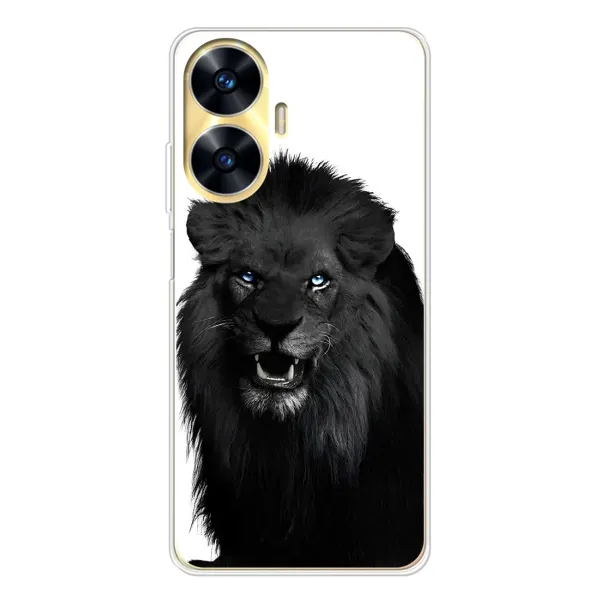 Чохол з принтом «Чорний ЛЕВ» для Realme C55
