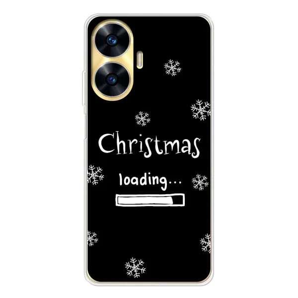 Чохол з принтом «Christmas loading» для Realme C55 Чохол з принтом «Christmas loading» для Realme C55