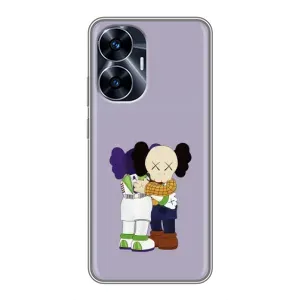 Чохли для Realme C55 - Bearbrick Louis Vuitton (PREMIUMPrint) (Дружба Беарбрік)