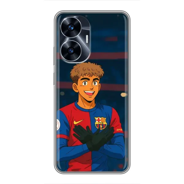 Чехол с принтом «Футболист Ямаль» для Realme C55