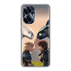 Чохол як приборкати дракона на Realme C55 (Гикавка і Астрід)