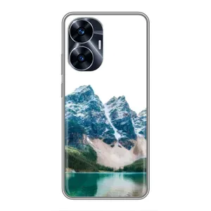 Силіконовий чохол з КАРТИНКАМИ літо для Realme C55 (AlphaPrint) (Гори)