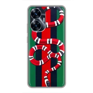 Чохли GUCCI для РiалMi С55 (AlphaPrint) (Gucci змія)