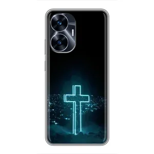 Чехол для Realme C55 (AlphaPrint) - (Христианские)
