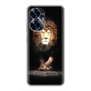 Чехол со Львом для Realme C55 (VPrint) (Лев)