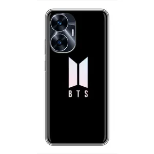 Чохли BTS для Realme C55 (AlphaPrint) (Лого BTS)