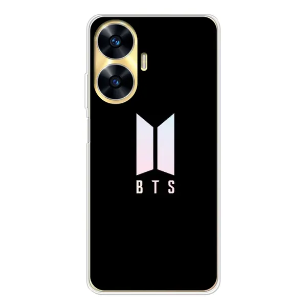Чохол з принтом «Лого BTS» для Realme C55 Чохол з принтом «Лого BTS» для Realme C55