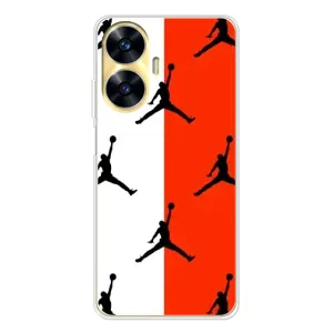 Чохли для Realme C55 - з картинкою JORDAN (AlphaPrint) (Лого Джордан)
