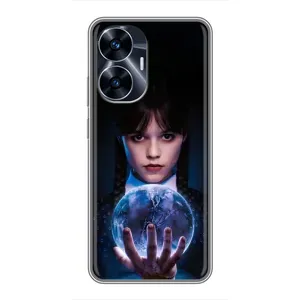 Чохол з дизайном Венздей 2 на Realme C55 (Магічна сфера Венздей)