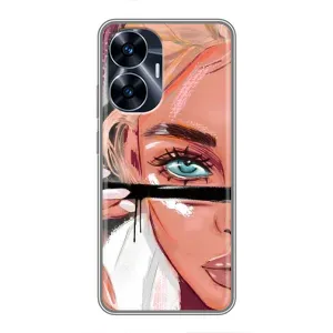 Чехол с печатью для Realme C55 - (Мода) (AlphaPrint)