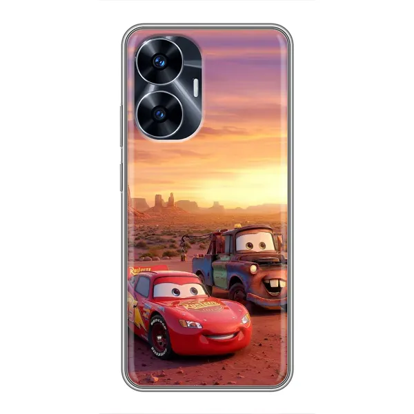 Чохол з принтом «Маквін та Сирник» для Realme C55 Чохол з принтом «Маквін та Сирник» для Realme C55