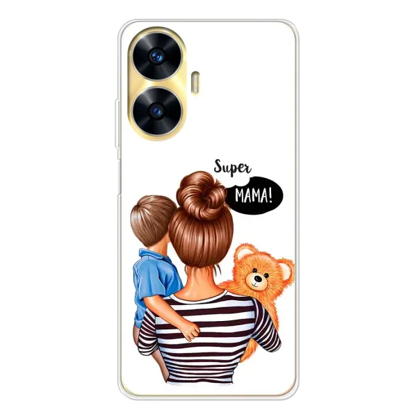Чохол з принтом «Мама з синочком» для Realme C55