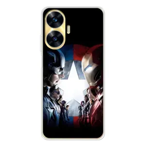 Чохли з героями Марвел Realme C55 (VPrint) (Марвел стайл)