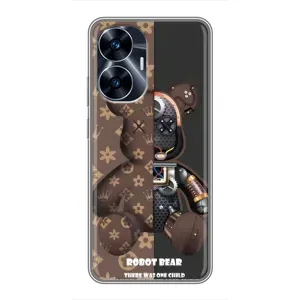Круті Чохли Луі Віттон для Realme C55 (AlphaPrint) (Ведмідь Луі Вітон)