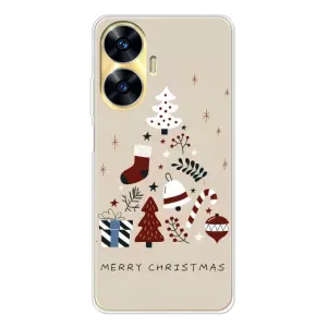 Різдвяні, Святкові Чохли для РiалMi С55 (Merry Christmas)