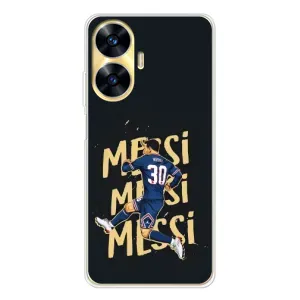 Чехлы для Realme C55 (Leo чемпион) (AlphaPrint) (Messi ПСЖ)