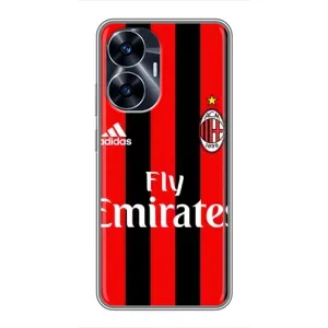 Чохли для Realme C55 (VPrint) - Футбольні клуби (Milan)