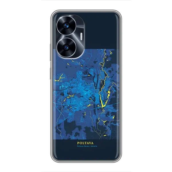 Чохол з принтом «Полтава» для Realme C55