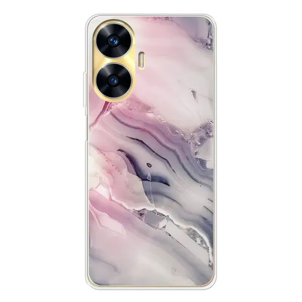 Чехол с принтом «Пурпурный Мрамор» для Realme C55 Чехол с принтом «Пурпурный Мрамор» для Realme C55