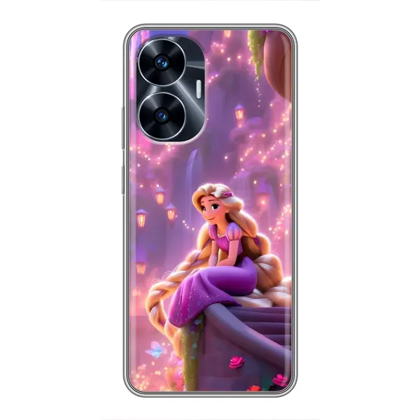 Чохол з принтом «Рапунцель у замку» для Realme C55