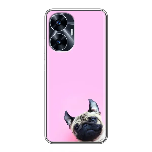 Чехол с принтом «Смешная собака» для Realme C55