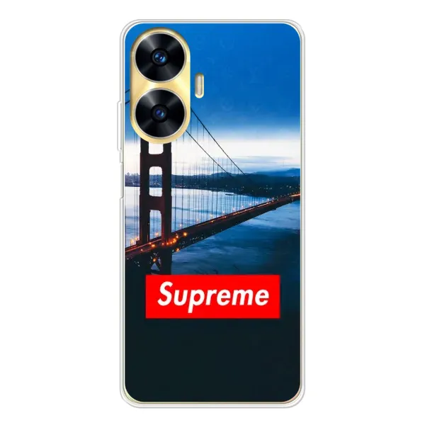 Чохол з принтом «Стиль Supreme» для Realme C55 Чохол з принтом «Стиль Supreme» для Realme C55