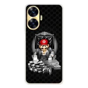 Чохли з крутими принтами для Realme C55 - (PREMIUMPrint) (Супер Маріо)
