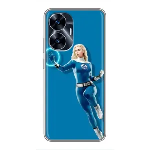 Чохол з принтом Фантастична четвірка для Realme C55 (Сью Сторм політ)