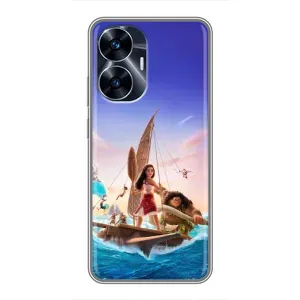 Чохол з мультфільмом Ваяна Realme C55 (Команда Ваяна Мауї)